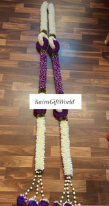 White/Purple Loop Garlands!!! Set of 2!!!