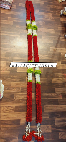 White/Red Garlands!!! Set of 2!!!