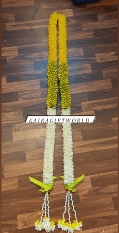 Yellow/White Palm leaf Garlands!!! Set of 2!!!