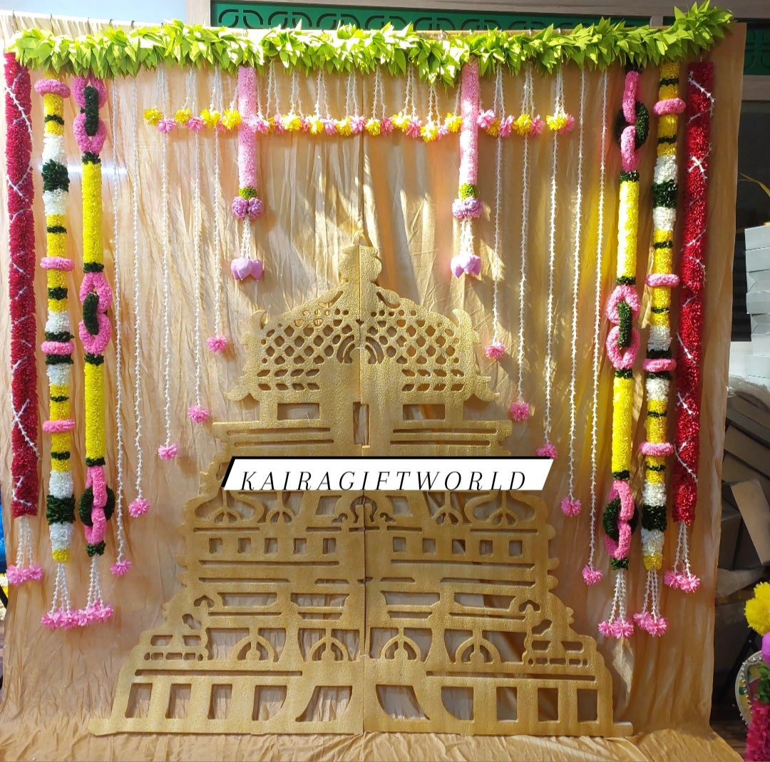 Temple Backdrop Design - 2