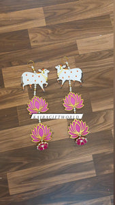 Cow - Lotus Hangings!!! - Set of 2