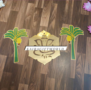 Ganesha/Banana Tree Cutout Set