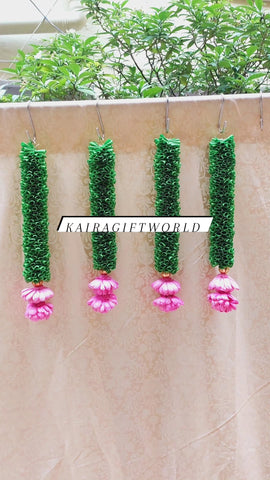 Green Lotus Flower Hangings!!