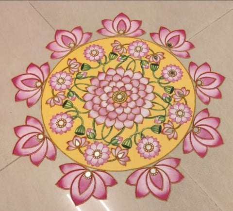 Kundan Rangoli!!!