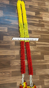 Palm leaf/Cloth Garlands!!! Set of 2