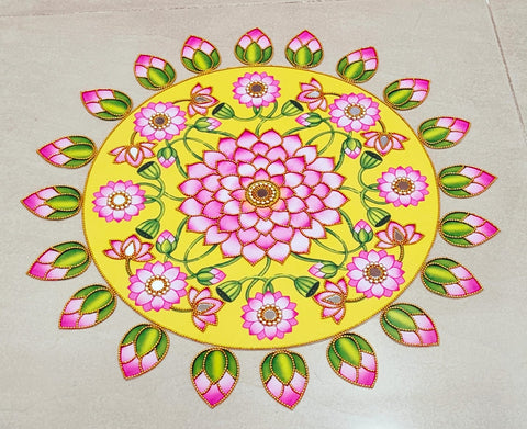 Kundan Rangoli!!!