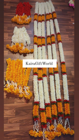 White/Orange Garlands set!!!