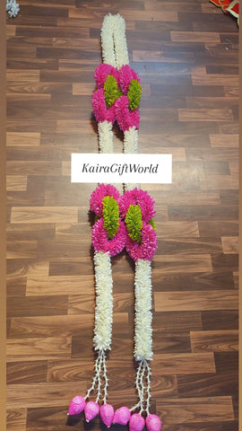 Pink/Green Loop Garlands- Set of 2