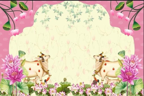 Pichwai cow backdrop cloth!!!