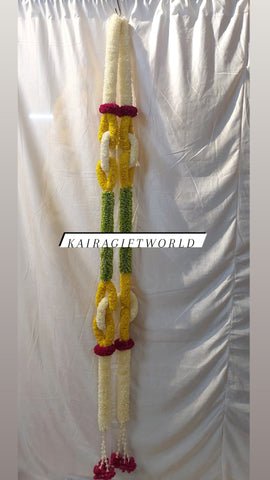 White and Yellow loop hangings