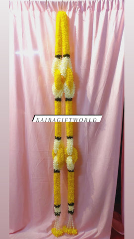 Yellow Loop Garlands- Pair